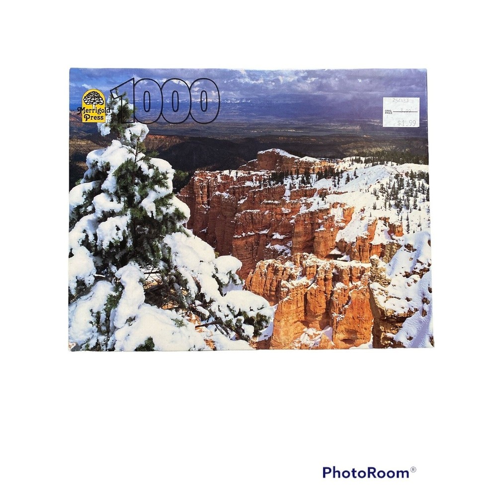 Vintage Merrigold Press 1000 Piece Jigsaw Puzzle Rainbow Point Bryce UT 1996 New